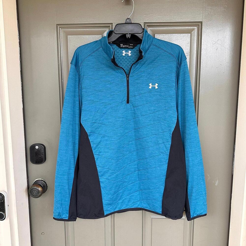 Under Armour Men's ColdGear Reactor Hybrid 1/2 Zip Pullover Large